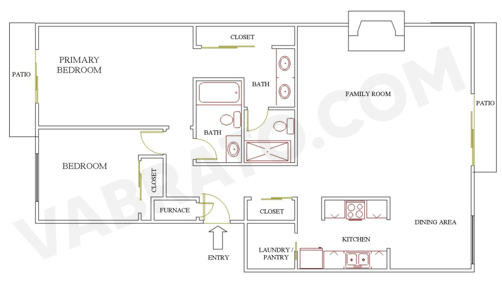 2 Bedroom, 2 Bathroom Townhouse Brittan Heights